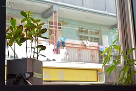 靠窗的座位，可享受斜陽與寧靜街道，也享受到咖啡廳內的裝潢氛圍，再加上咖啡香氣，可謂是三重享受。