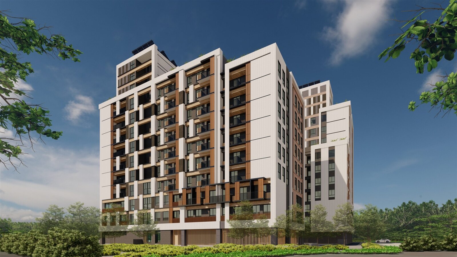 住宅發展處今日起辦理中壢區「內壢段社宅統包工程案」公開閱覽。圖：住發處提供