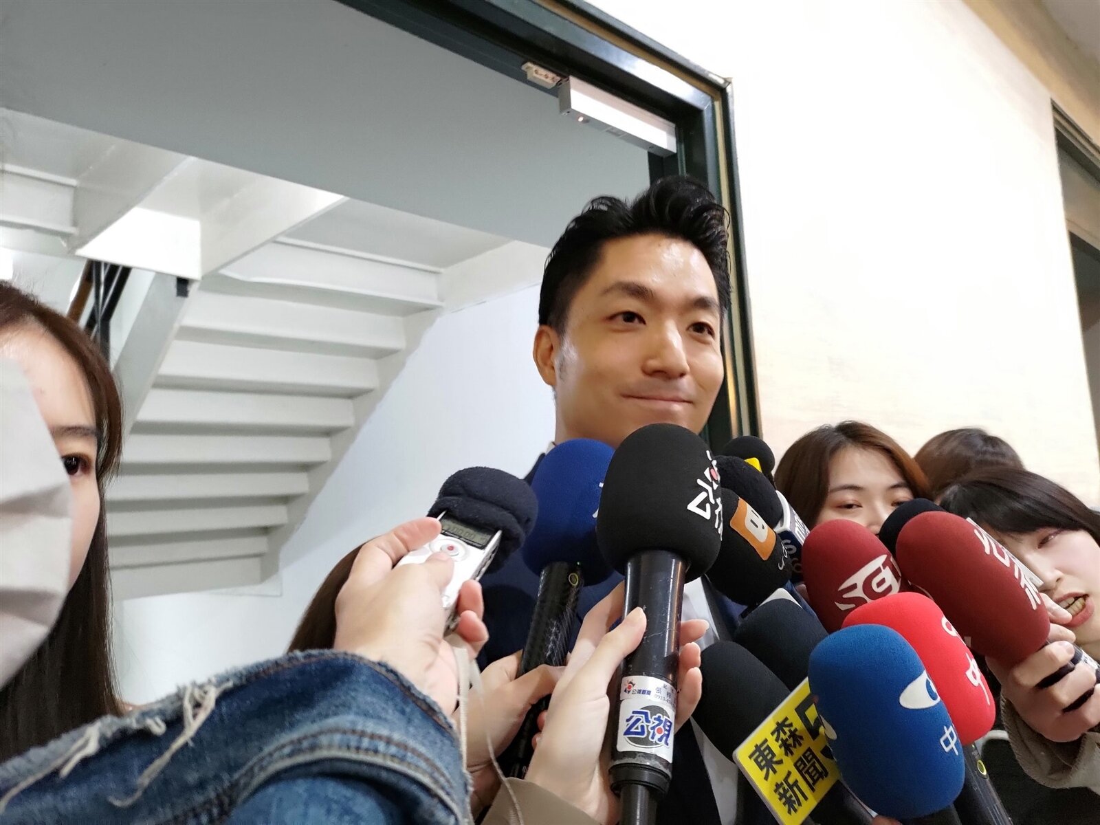 蔣萬安表示,市府都會把適合的土地給輝達,一切都會有相關的配套,最重要是希望能夠讓輝達可以順利落腳在台北。記者林麗玉/攝影