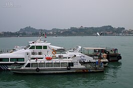 鼓浪嶼就在廈門對面不遠處，搭船僅約10分鐘的航程。