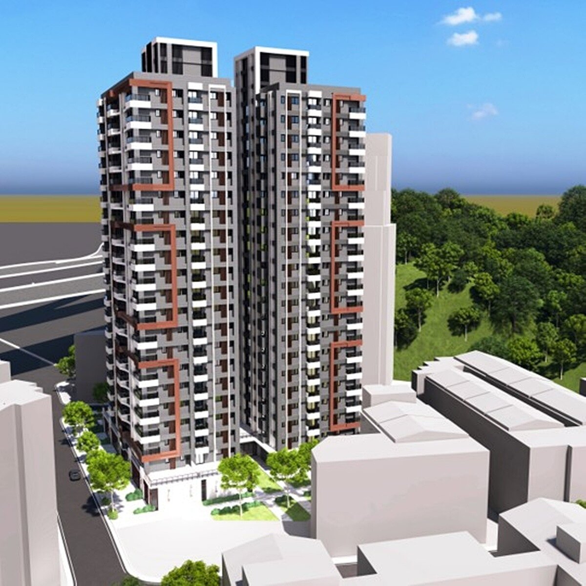 新北危老都更580專案再添2案 重大交通建設加持皆是優質社區 「中和錦和案」位於中和區圓通路、圓通路294巷、296巷及294巷11弄所圍街廓內,基地面積約1,114坪,屬住宅區(建蔽率50%、容積率300%)。圖/新北住都中心提供