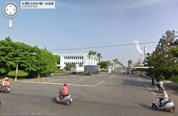 台化彰化廠區將部分土地轉型加入都市計畫,可以改善與地方政府與鄰近居民的關係。(圖/翻攝自google map)