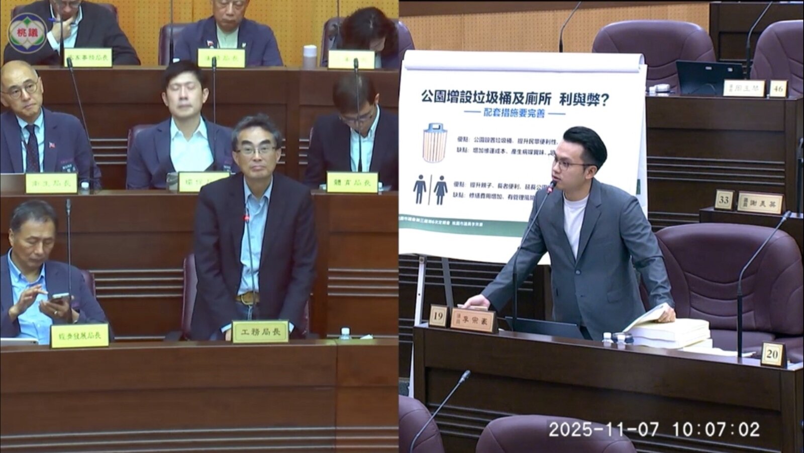 桃園市議員李宗豪指出,雖然目前桃園部分大型公園已設有垃圾桶與公廁,但仍有許多地區型或社區型公園欠缺相關設施,造成民眾使用上的不便。圖:李宗豪提供