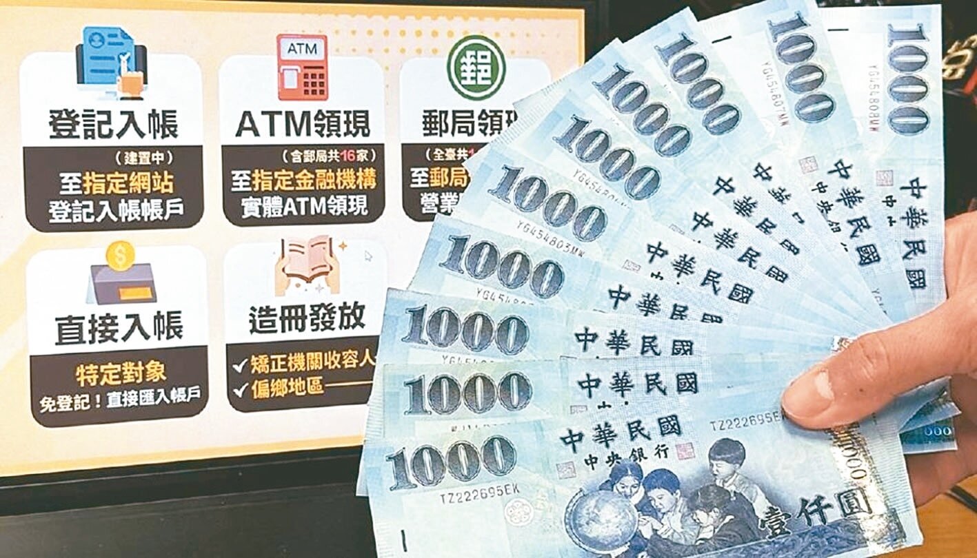 普發一萬預計11月上旬起依序發放。(圖/本報資料照)