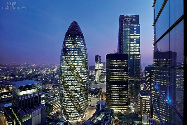 倫敦地標「小黃瓜」(The Gherkin)巡迴國際銷售,台灣為其中一站。(第一太平戴維斯提供)