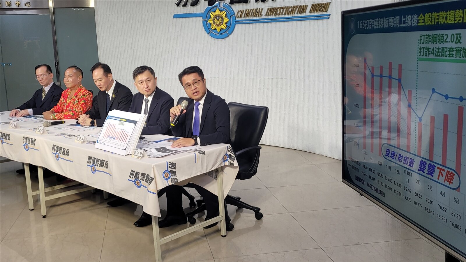 政府普發現金1萬元上路,刑事局統計相關詐騙案6件、財損777萬元,今舉行警政署「165打詐遺錶板」網站記者會提醒民眾。記者李奕昕/攝影