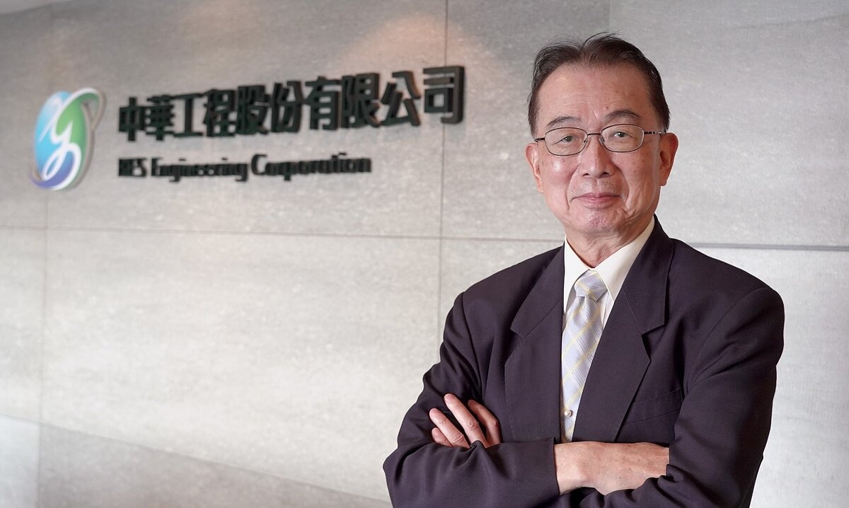 寶佳系持股中工再升至13.22％，經營權攻防升溫。圖為中工董事長周志明。圖／中工提供
