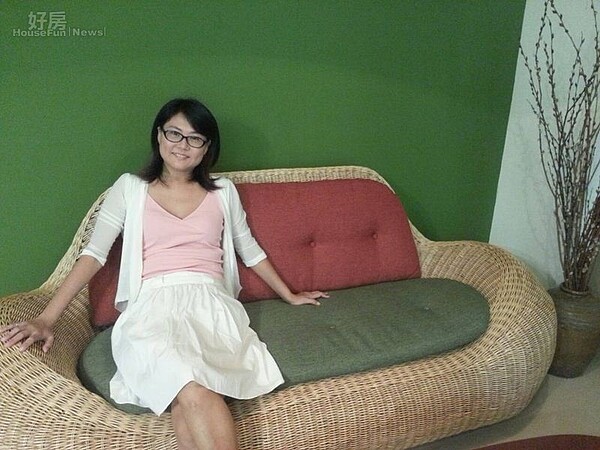 陳安儀為了孩子教育,移居到宜蘭租下透天厝。