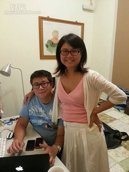 2.陳安儀與老公都很適應宜蘭的生活。