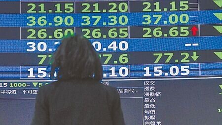 台股7日失守月線27,717點,為9月4日以來首度跌破月線大關,並拖累周線翻黑,連十漲畫下句點。圖∕本報資料照片
