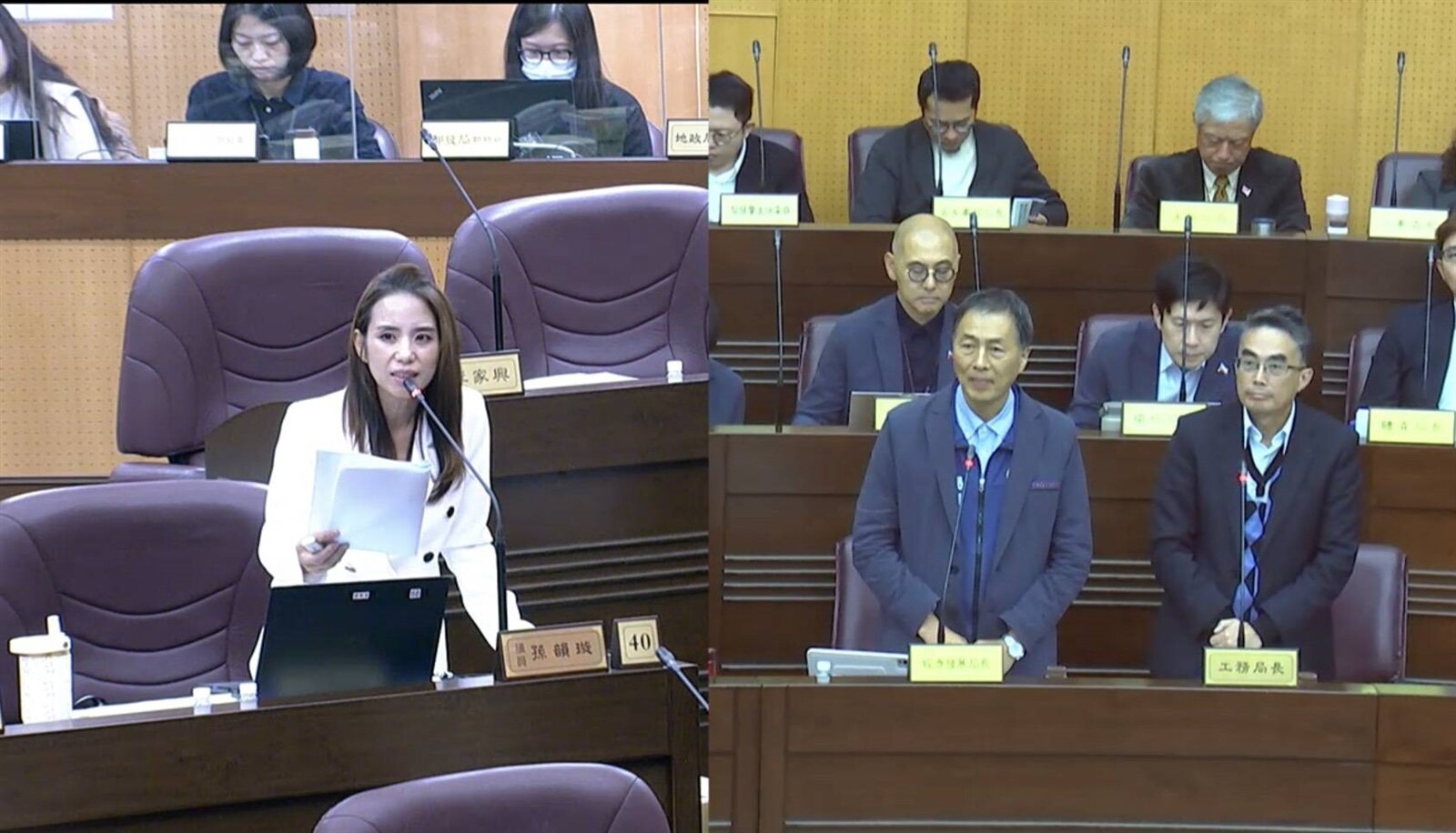 孫韻璇也提到，A7人口快速成長，住宅與校園陸續啟用，但「買菜難、休憩空間不足」已成為居民共同困境。圖：黨團提供