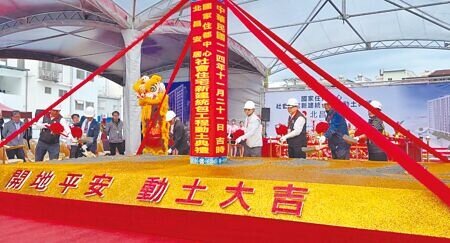 
花蓮「北昌安居」社會住宅21日動土，預計118年完工。（王志偉攝）

