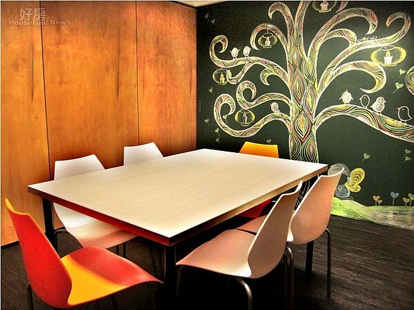 3.這個活動會議室,可以用隔板隔決定用途。