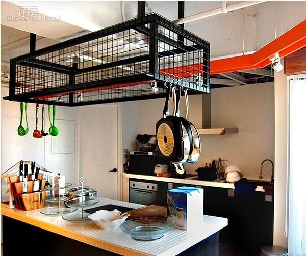 7好食研究室裡的美麗廚房。