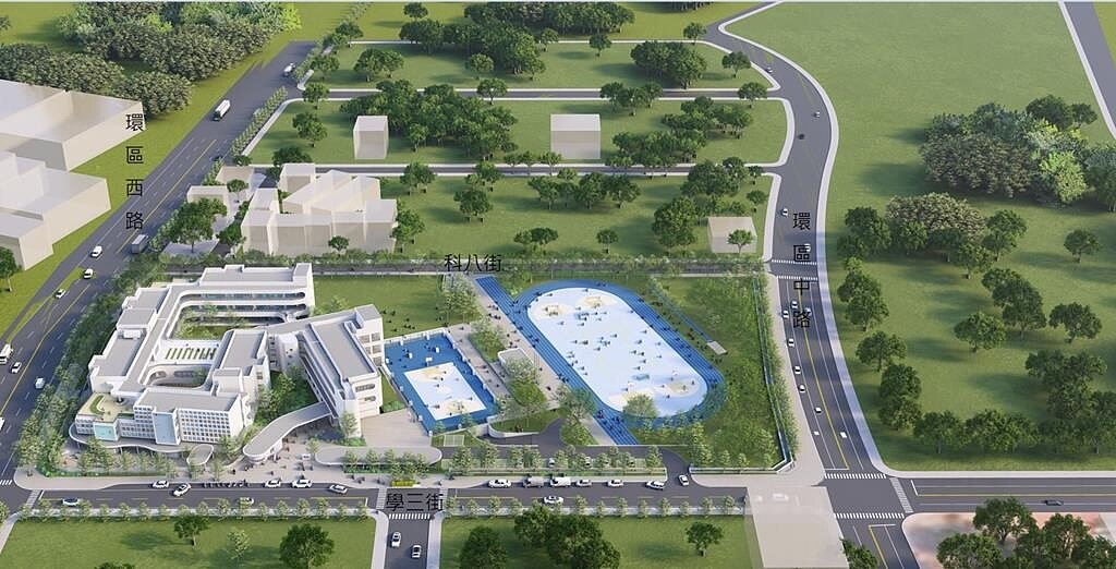 桃園市大園區新設「航科國小」12月動工！該校地於大園區客運園區文小二用地約2.58公頃，今年8月將正式成立籌備處，新校舍以24班進行規畫，預計117年完工，預算8.26億。圖／教育局提供