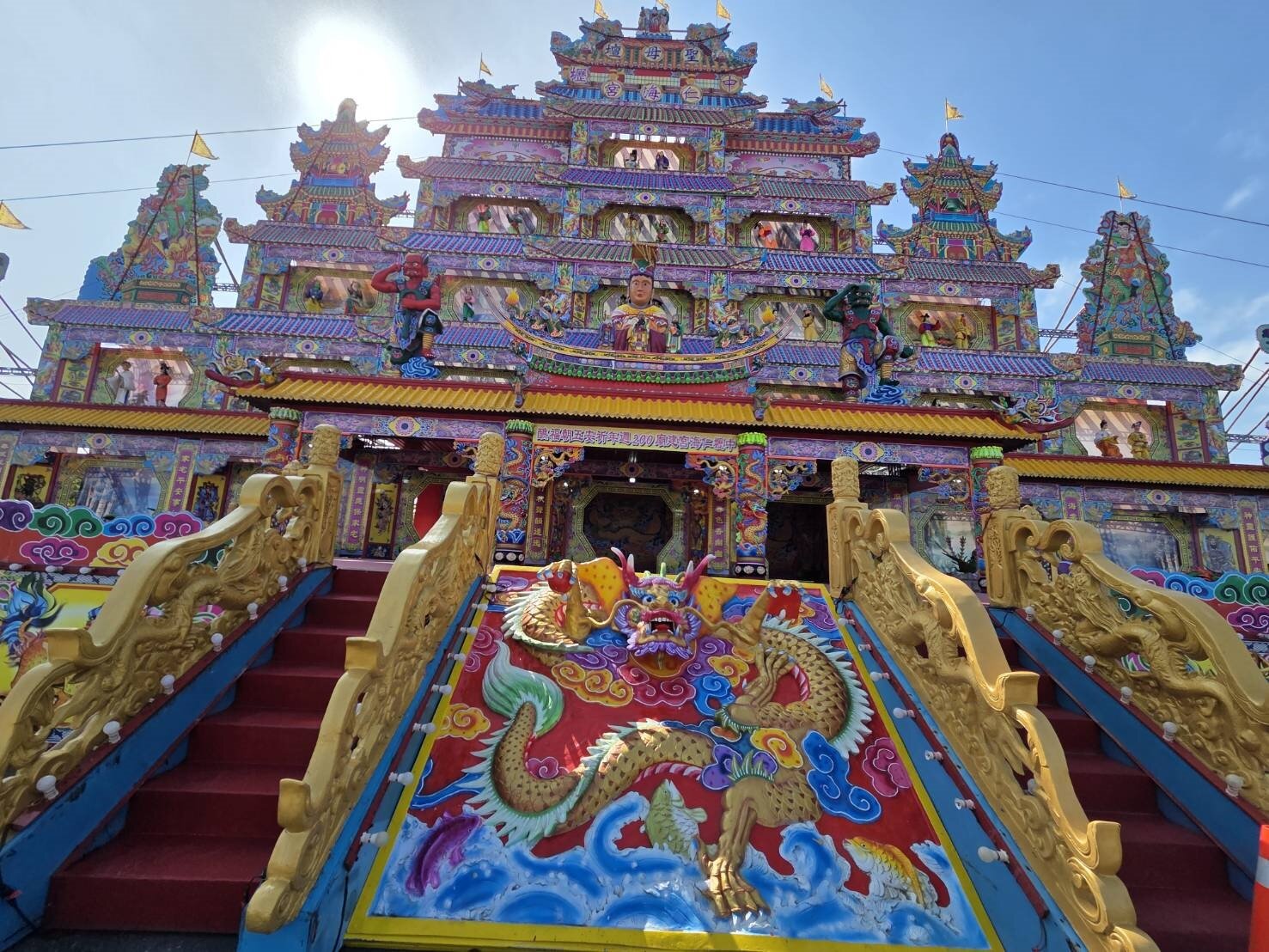 中壢仁海宮200周年五朝福醮的五大醮壇完成,自13日起福醮慶典活動。圖:曾增勳攝