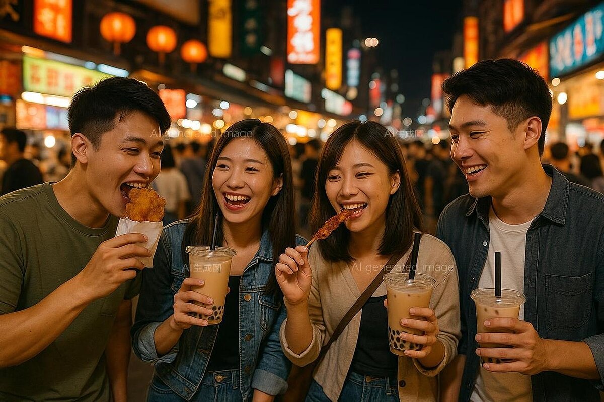 夜市示意照。圖／AI生成