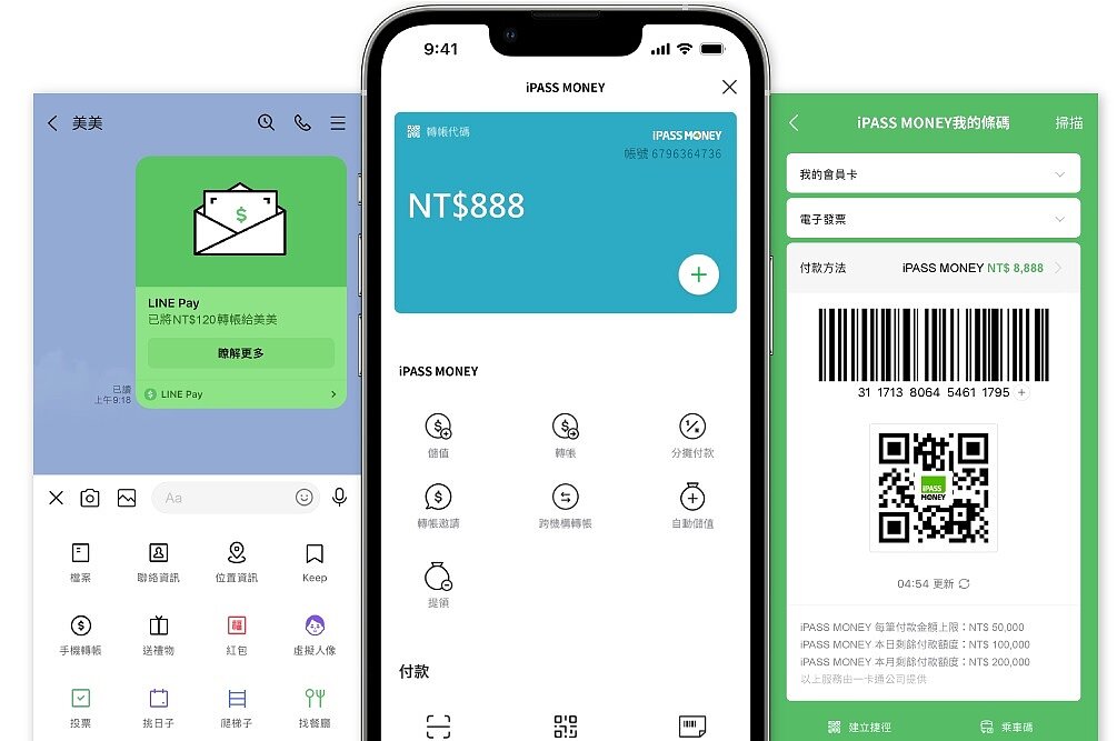 LINE Pay Money正式上線。圖／截自一卡通官網