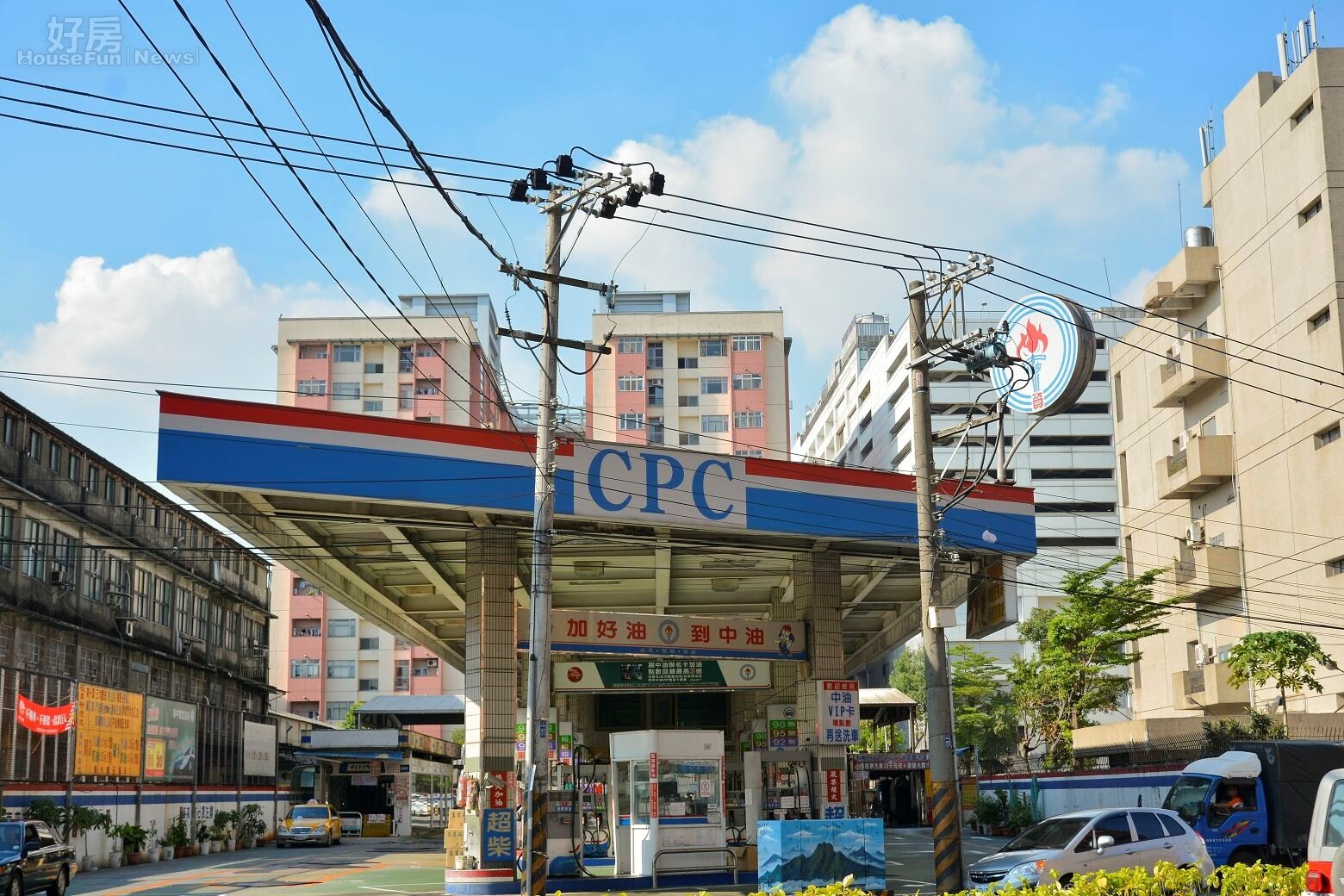 加油站一直以來就是嫌惡設施。(好房網News記者 陳韋帆/攝影)