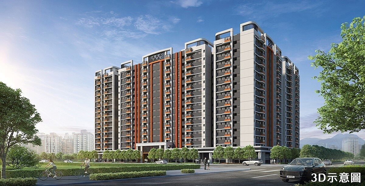 位於淡海新市鎮的預售大樓「鴻灃COMO」吸睛3字頭，一推出就受矚目，創熱銷表現。圖／鴻灃COMO提供
