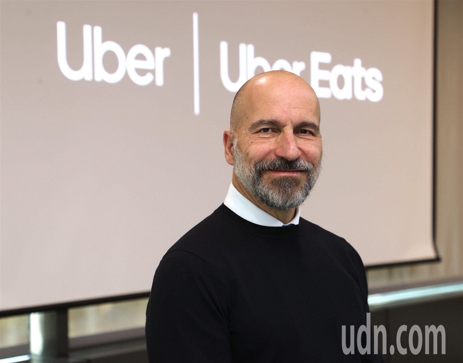 立法院最近審查「外送員權益保障及外送平台管理法」草案,Uber執行長庫斯洛沙希(Dara Khosrowshahi)表示,Uber會繼續跟有關單位溝通,期許創造雙贏。記者林澔一/攝影