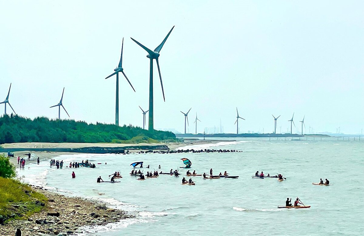 大安港媽祖文化園區媽祖雕像明年完工，觀旅局表示將帶動海線觀光動能。圖／觀旅局提供