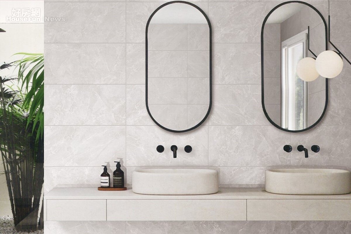 盡顯明亮大器空間 台灣建材品牌新系列展現多重環保優勢 ▼新品美感如同藝術品,其高光澤度為空間帶來大面積放大效果,營造明亮氛圍。(照片提供/紅螞蟻磁磚)