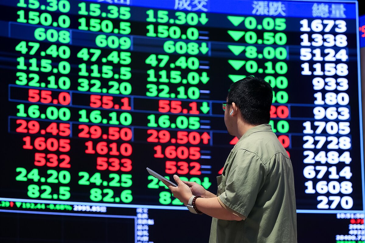 台股示意圖。記者余承翰／攝影 