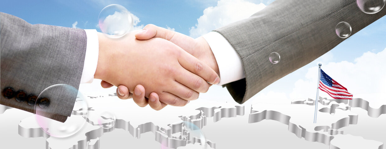 美國 美資 握手 商業(大刊頭主視覺)
