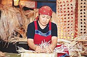 河蘭英編織月桃葉　打造原住民LV