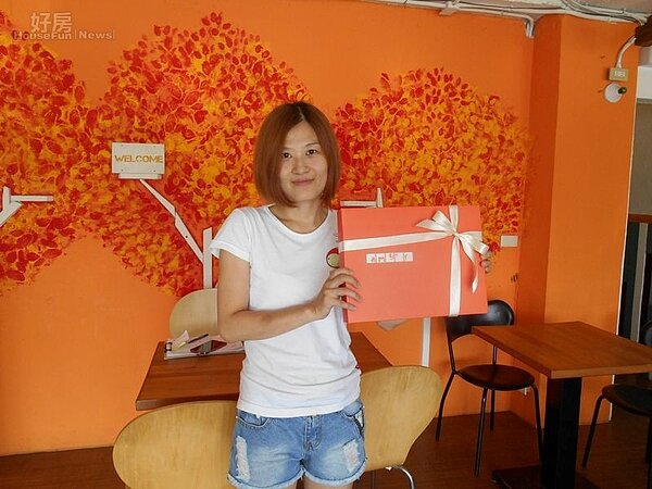 8.甜點達人Amy從網路轉戰實體店面，受到許多美食部落客推薦。
