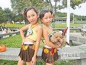 花博萬聖趴　人狗齊變裝