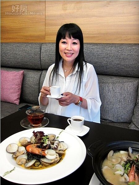 
3.	蕭蓓霖對她的咖啡頗為自豪。