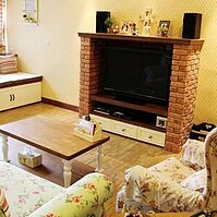 37坪舊大樓　用250萬打造出美國鄉村風