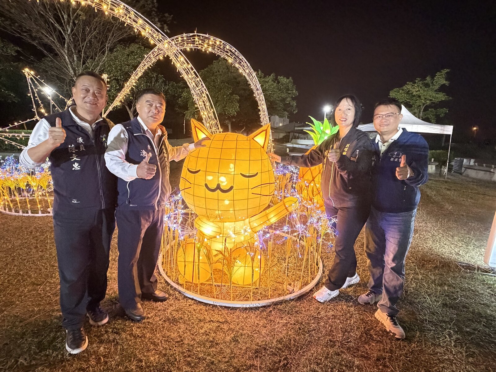 2026台灣燈會在嘉義縣，民雄鄉打造1處主燈區及2處副燈區，今晚率先啟燈。記者黃于凡／攝影 