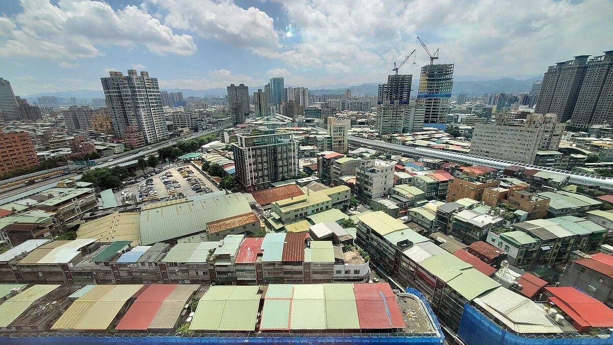 捷運板新站周邊工業區現況。圖／新北城鄉局提供