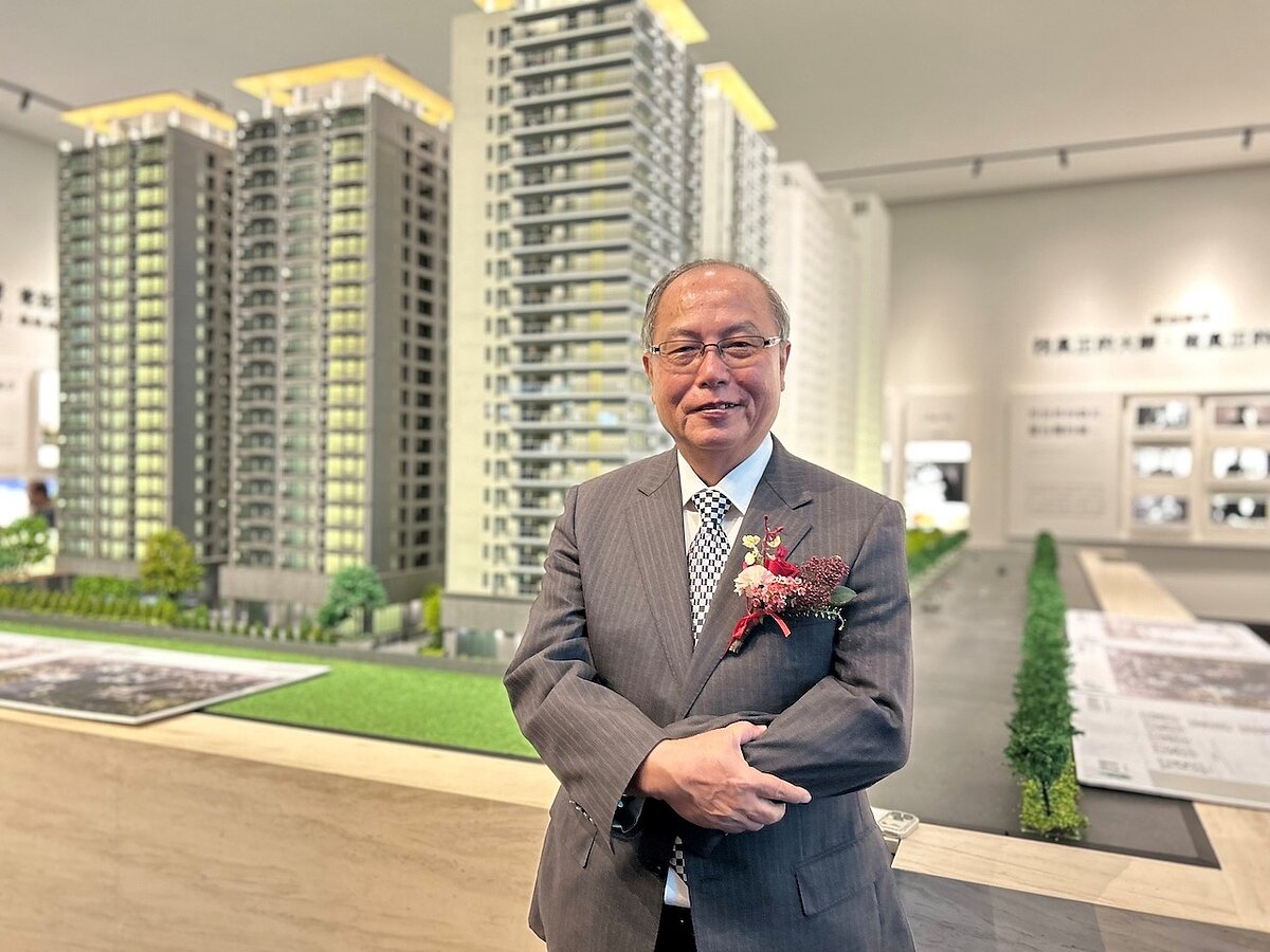 國城建設集團創辦人洪平森。圖／好房網News記者蔡佩蓉攝影