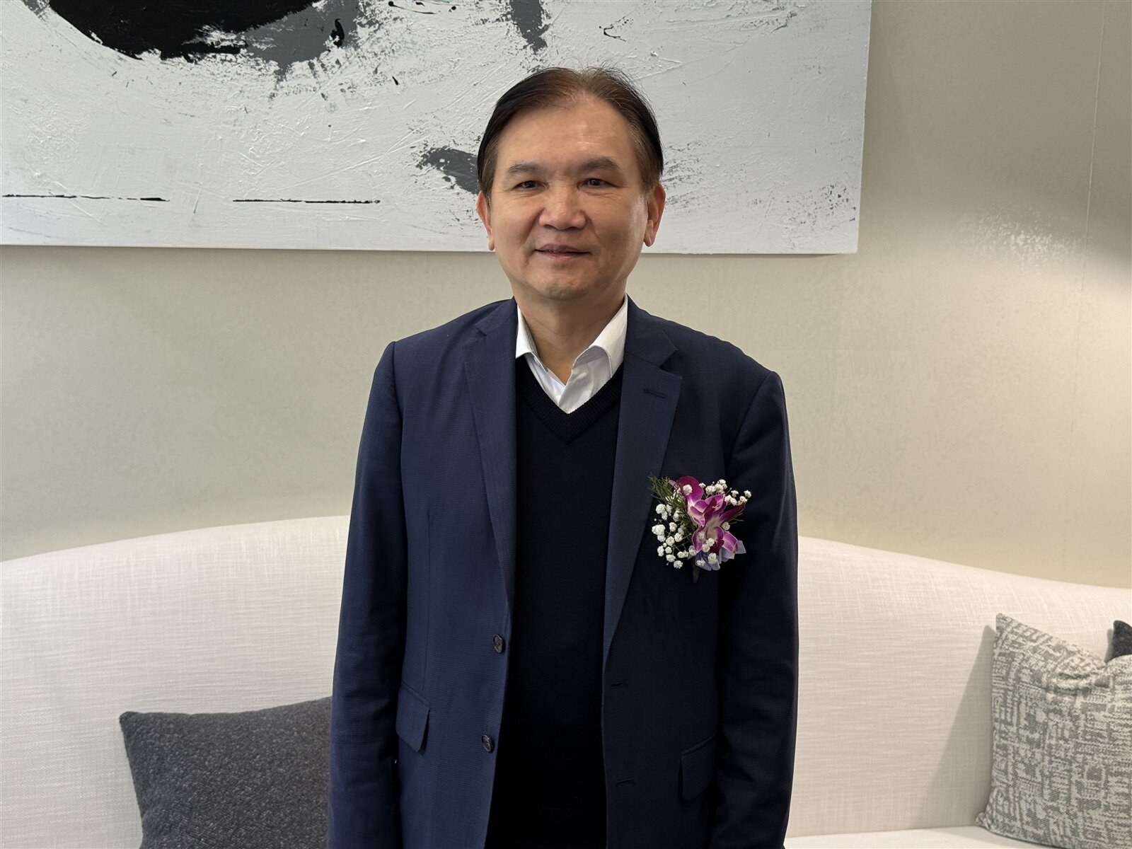 聖得福執行長洪正雄。記者朱曼寧／攝影 