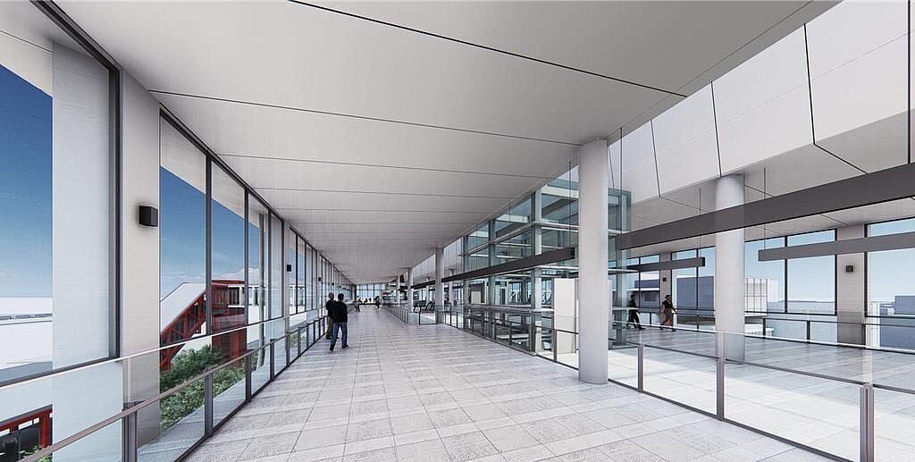 B01站川堂層模擬圖。圖／台中市府