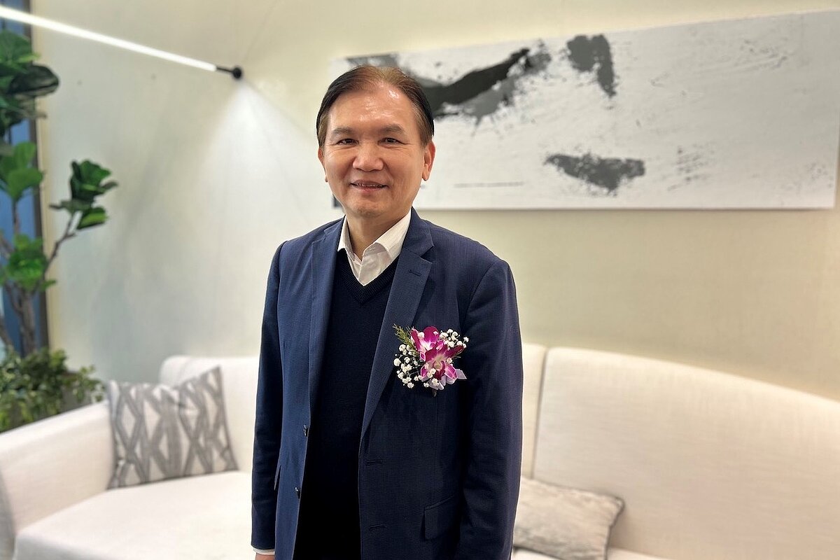 聖得福建設執行長洪正雄。圖／好房網News記者蔡佩蓉攝影