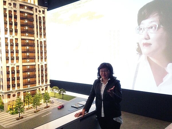 力麒建設董事長郭淑珍。(好房網News記者蔡佩蓉攝影)