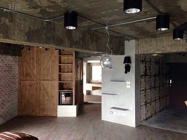 
7.錢人豪喜歡美式工業風的感覺，有點廢墟，有點現代，他覺得那是一種衝突的美。