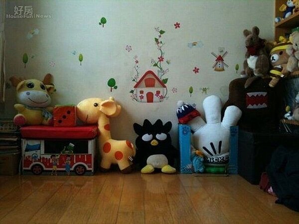 6.兩個寶貝兒子睡的和室,也是遊樂間。