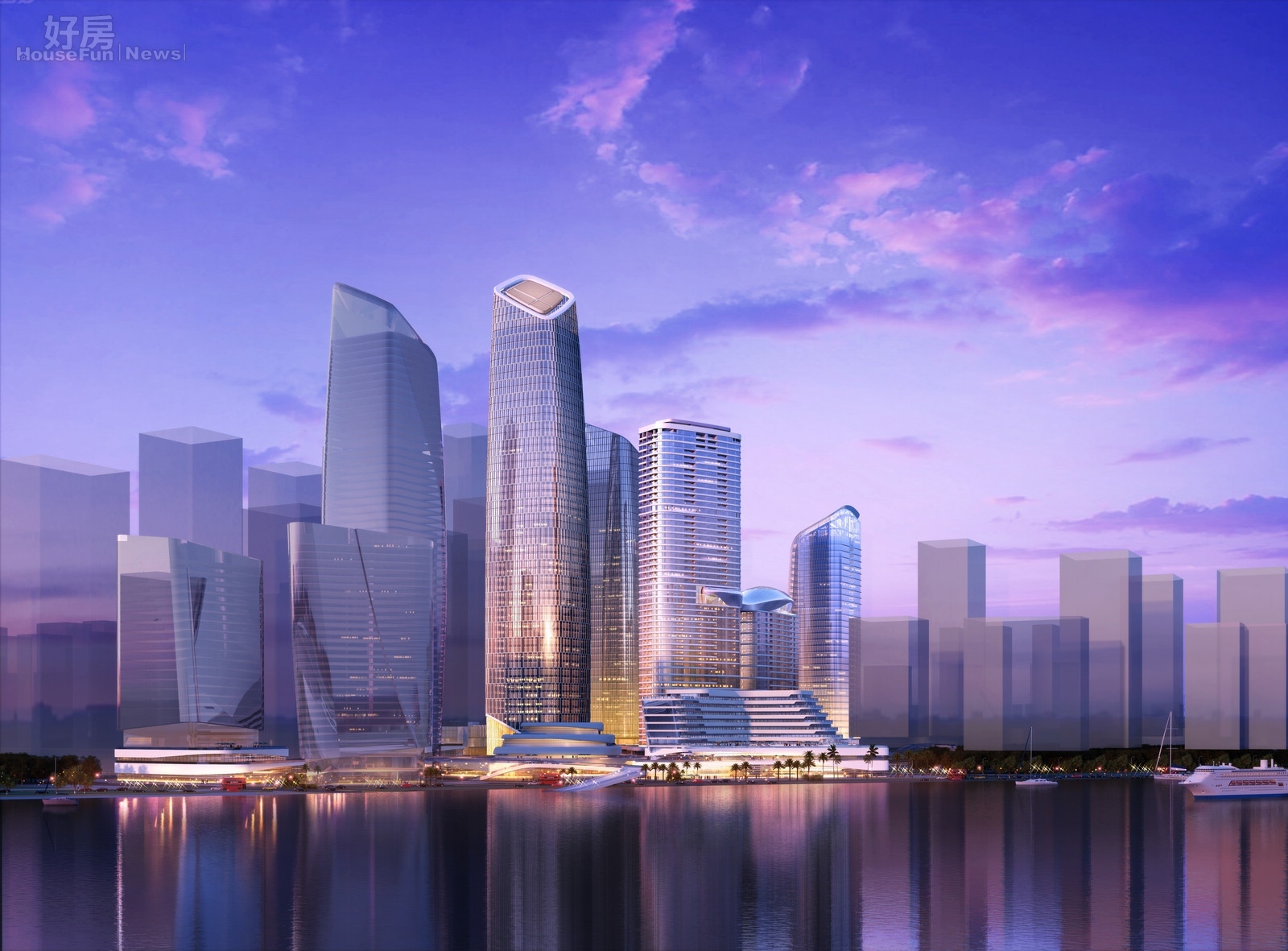 深圳前海特區被視為下一個「東方曼哈頓」，中國重量級企業紛紛進入布局。（高力國際提供）