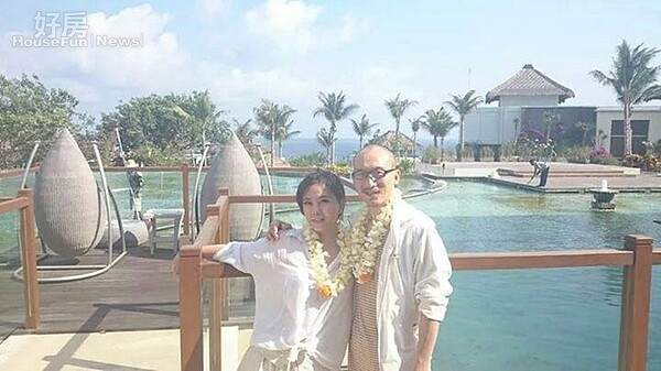 7.現在事業步入軌道，夫妻倆才有時間旅遊放鬆做人。
