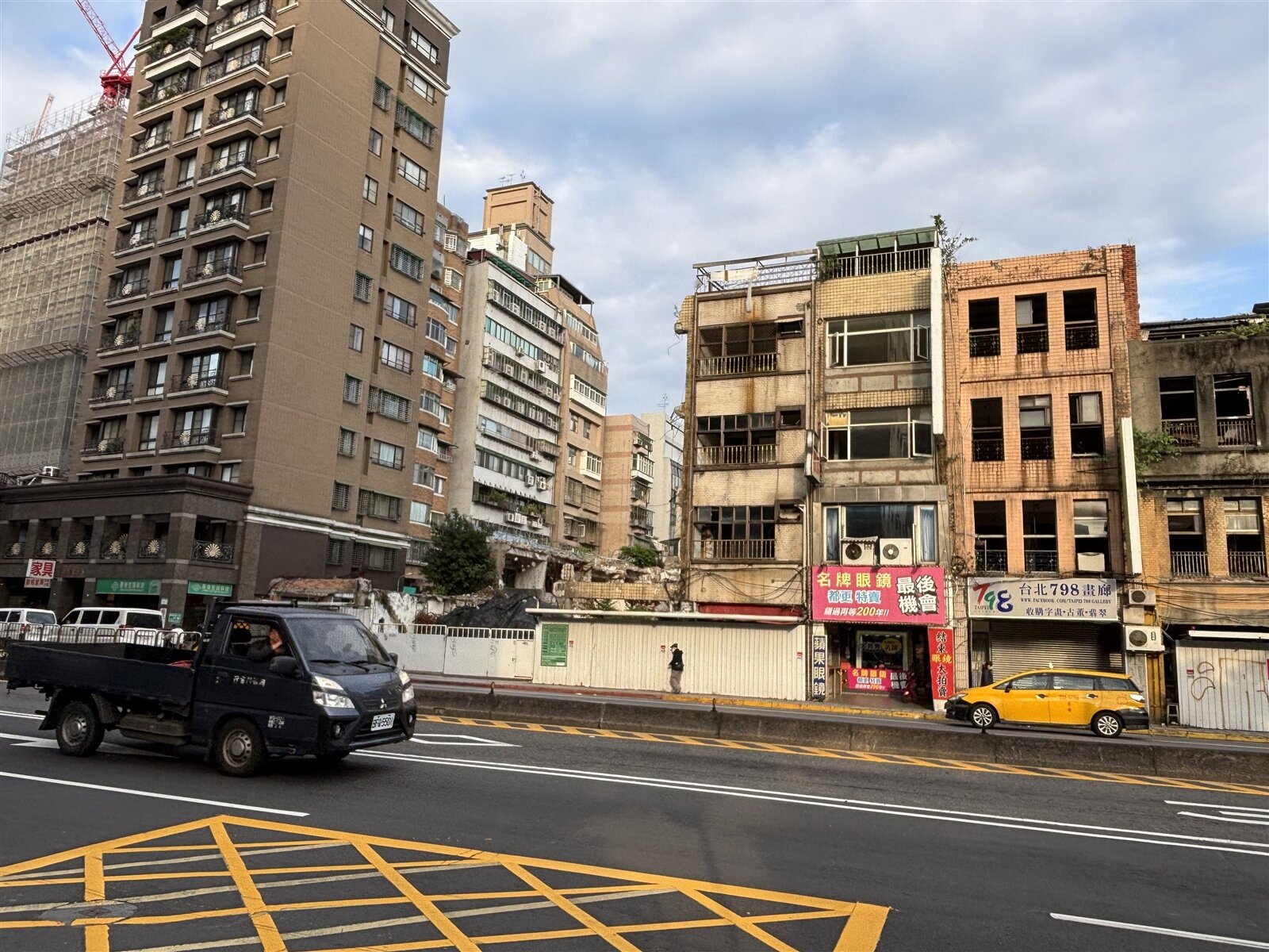 台北市重慶北路一處都更基地。記者游智文/攝影