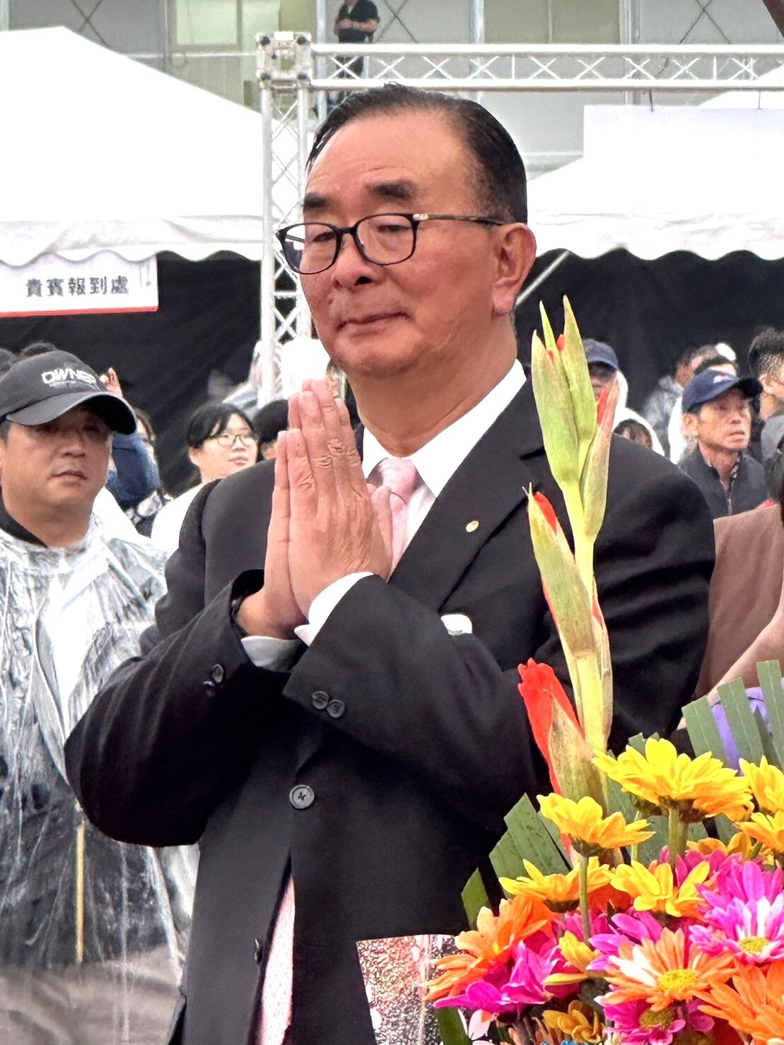 台中市大型營造商、麗明營造董事長吳春山上午說，其實土方是「珍貴資源」可以再利用。記者黃寅／攝影 