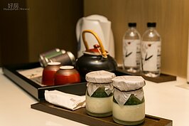 湯屋附贈的抹茶奶酪。