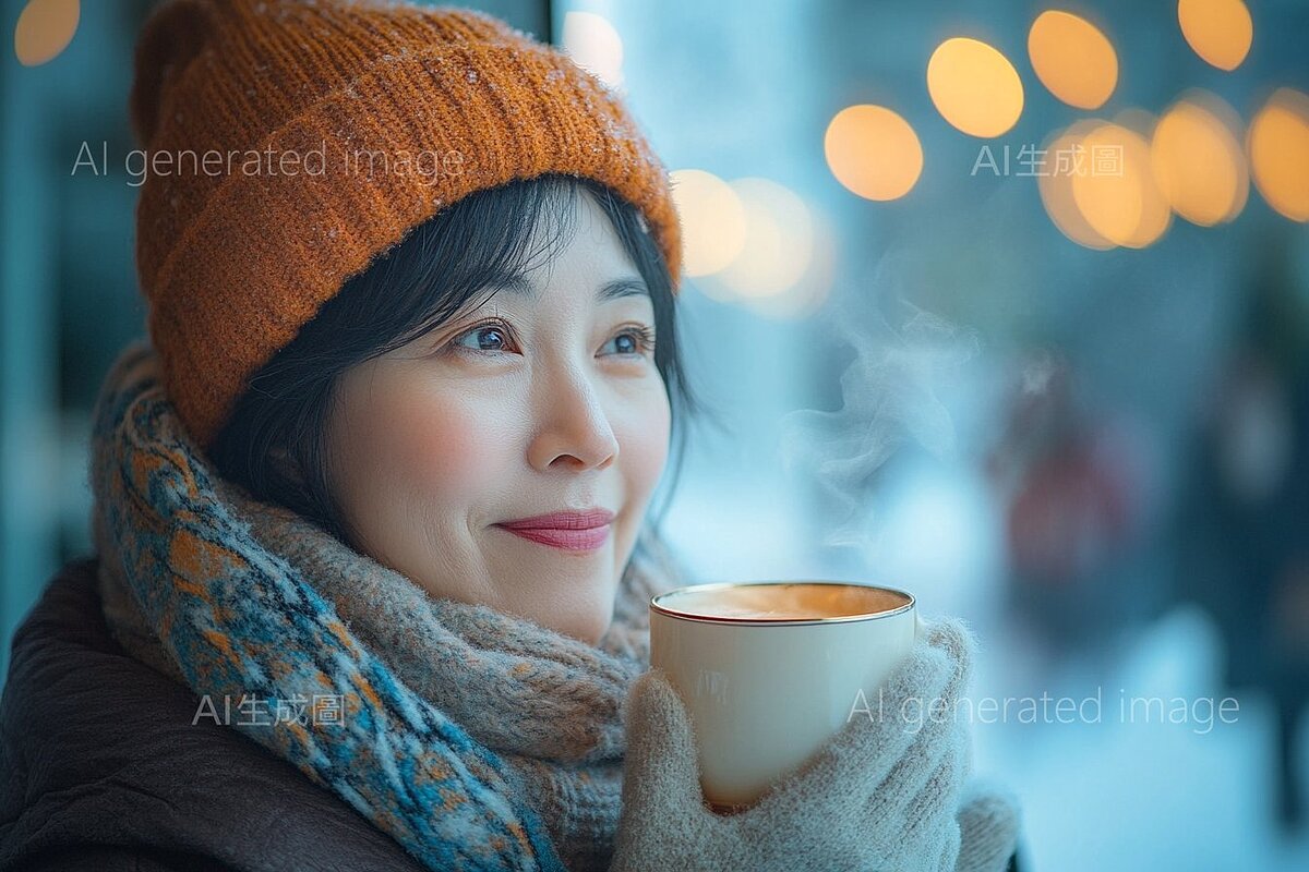 天冷會引起手腳冰冷，可喝茶暖身。圖／AI生成，非新聞當事人、非新聞現場
