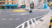 士林標線型圓環惹議　易急煞摔車